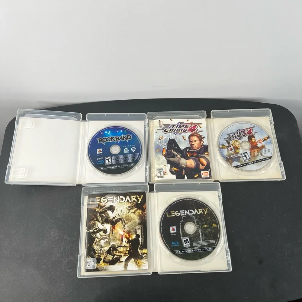 PlayStation 3 PS3 Fat 80GB Console System Bundle Lot & 14 Games Tested & Working